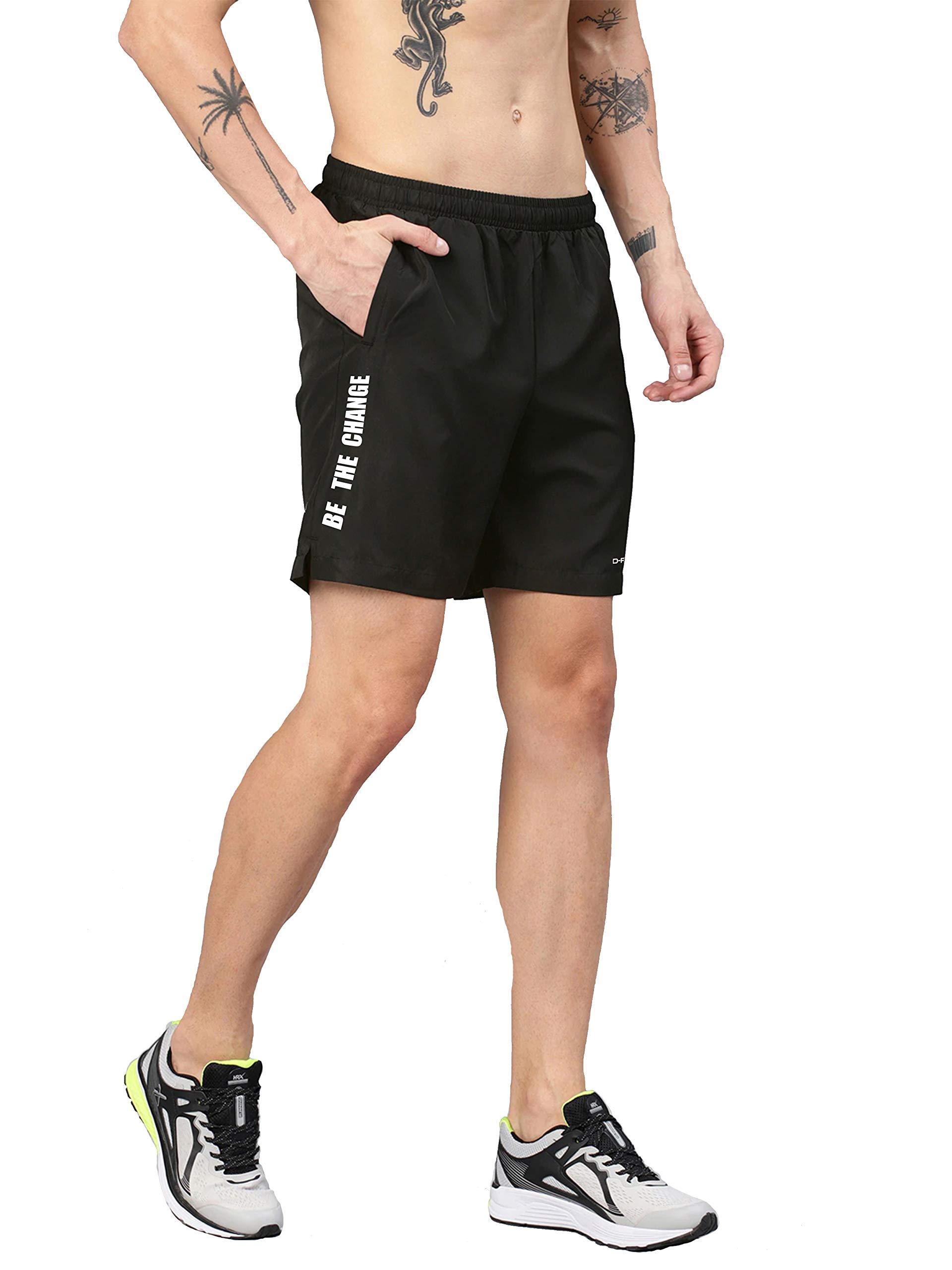 DpassionQuick Dry Polyester Sport Shorts for Men |Gym Shorts for Men | Running Shorts for Men | Regular Shorts for Men