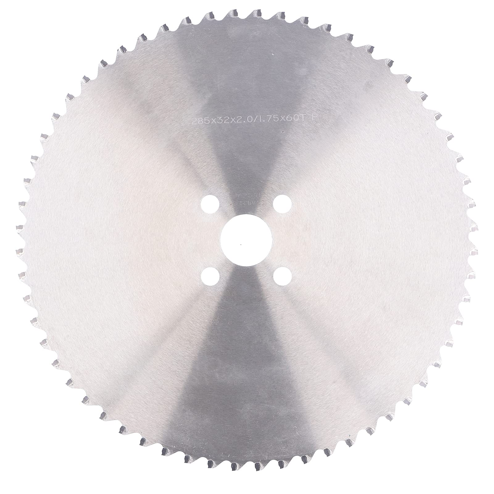 Tarcza piły tarczowej z węglikami spiekanymi 285 mm x 32 mm x 2,0 mm - Tarcza tnąca do drewna z zębami kwadratowymi 60T - kompatybilna z piłami stołowymi do litego drewna, płyt