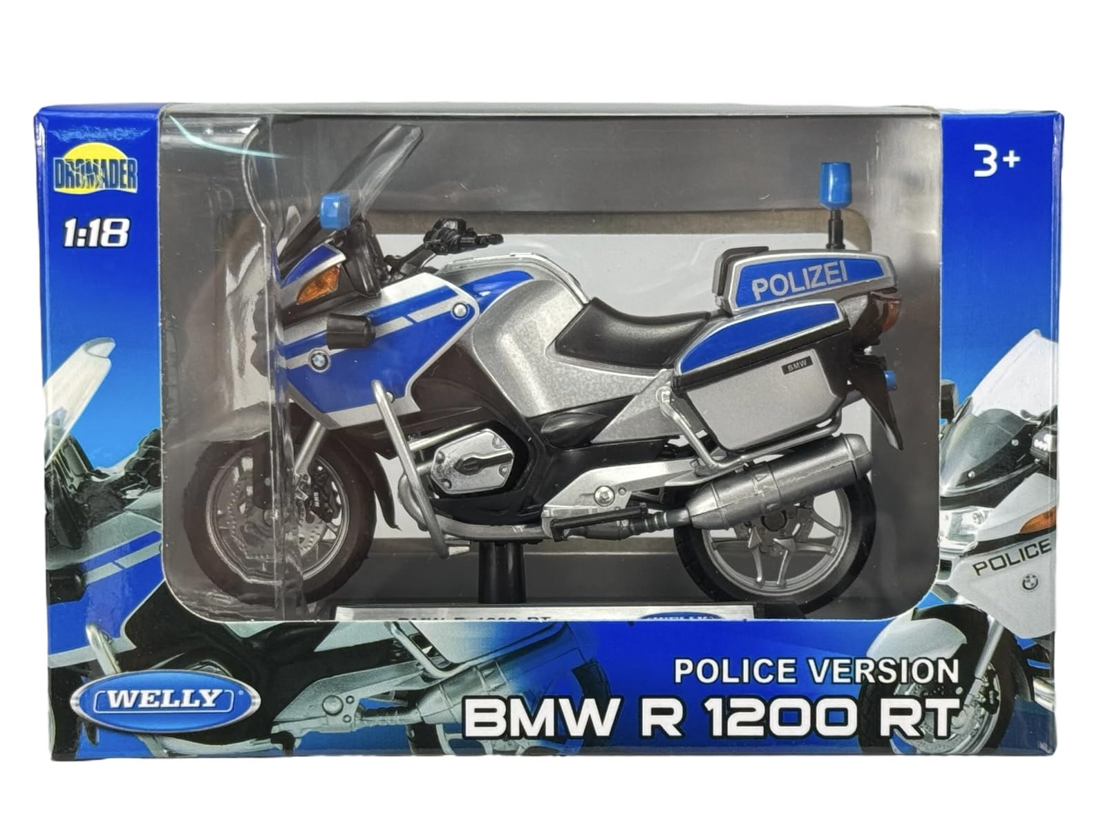 Miniature Mondo Motors BMW 1100 RT Police - échelle 1/18 - Neuve