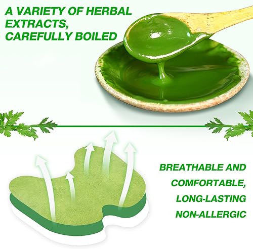 Parche natural para la rodilla, alivio de larga duración de las articulaciones incómodo extracto de ajenjo, parches de rodilla (36)