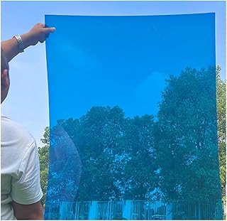 Blue Polycarbonate Roof Sheet, UV Protection Rainproof Board, Plastic Roof Panels Sheets, Replacement Shed Panel, for Outdoor Garden Greenhouse Canopy Carport(1.0m x 3.0m(3.28ft x 9.84ft))