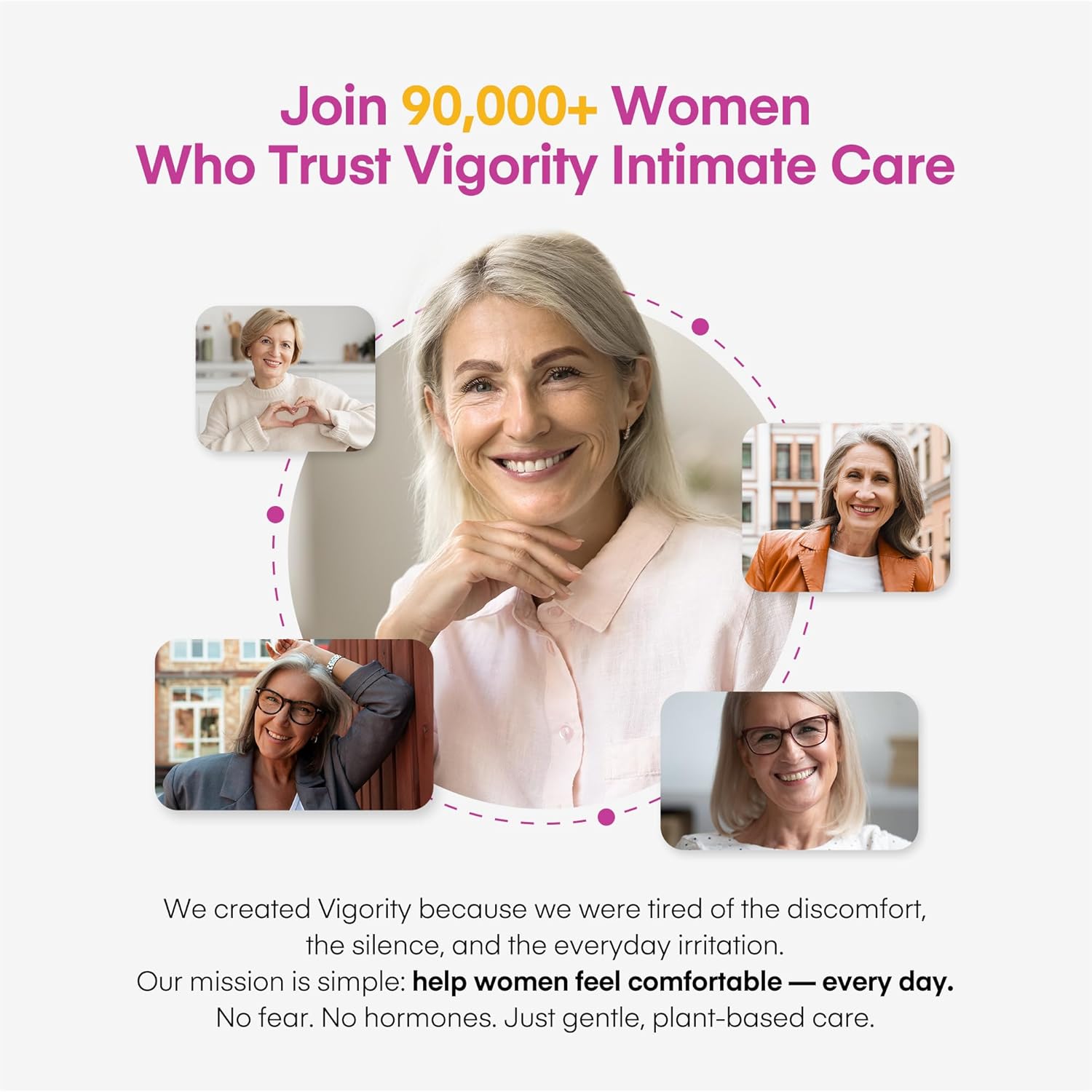 Vigority Intimate Phyto-Estro Cream for Women, Daily Intimate Moisturizer for Comfort & Hydration, Gentle Botanical Formula, Paraben-Free, 50g / 1.76 oz