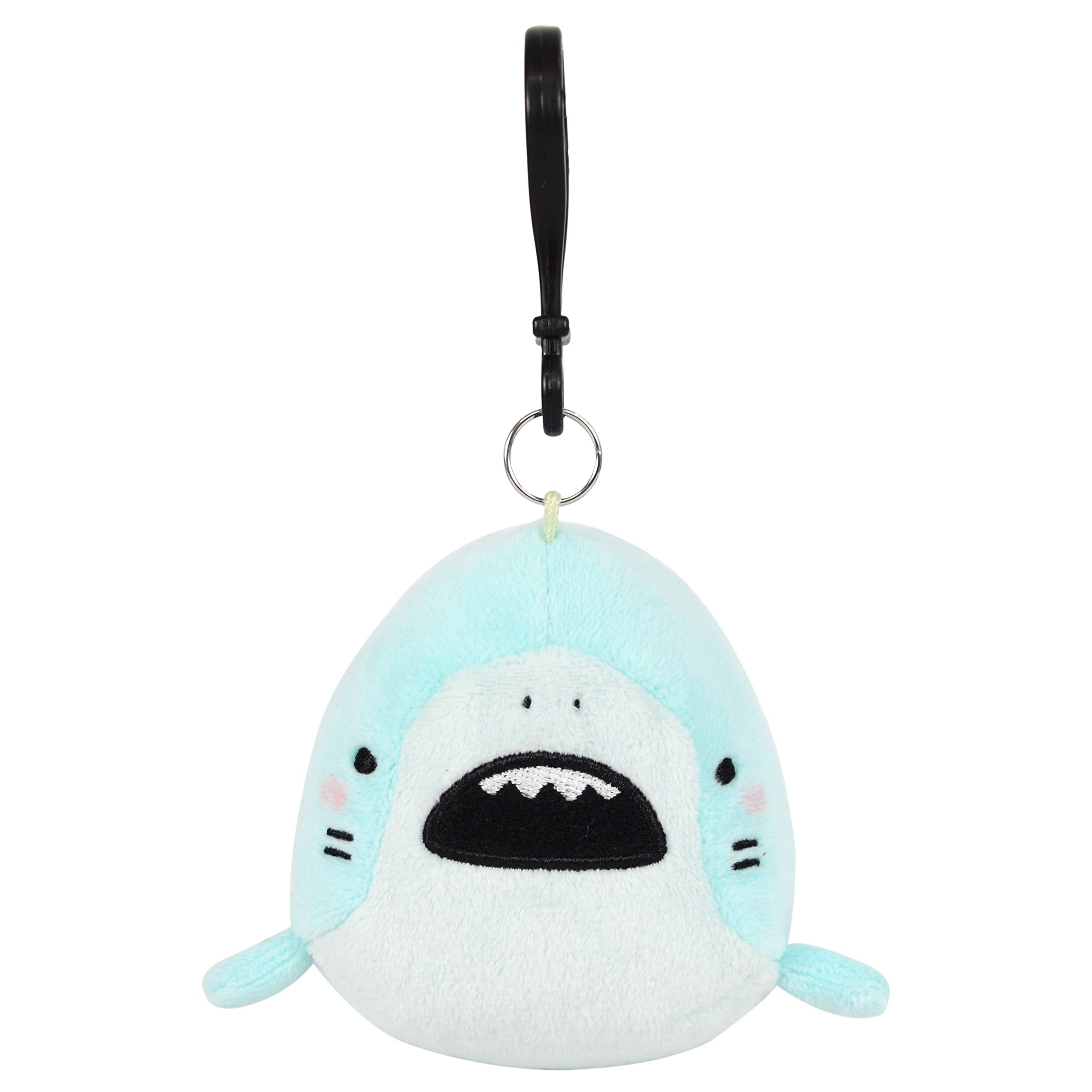 (Tiger) - CLEVER IDIOTS INC SAMEZU Round Plush 10cm Keychain Backpack Clip - Cute, Collectable and Cuddly Toy Character - Ultra-Soft Polyester Fabric - Authentic Japanese Kawaii Design - Premium Qu...