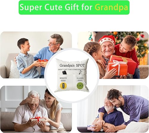 Vista 113 de ONFAON Juego de 4 fundas de almohada rojas con árboles de Navidad, 18 x 18 pulgadas, decoración de Navidad y vacaciones de invierno para sofá