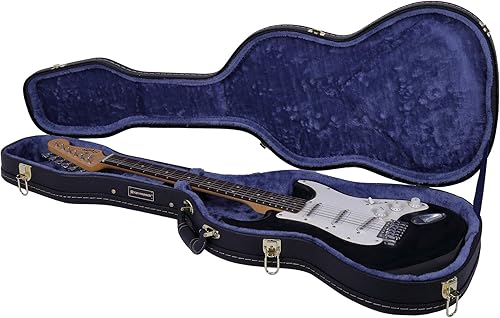 Miniatura 5 de Crossrock Funda eléctrica para guitarras estilo Telecaster y Stratocaster en negro (CRW600STBK)