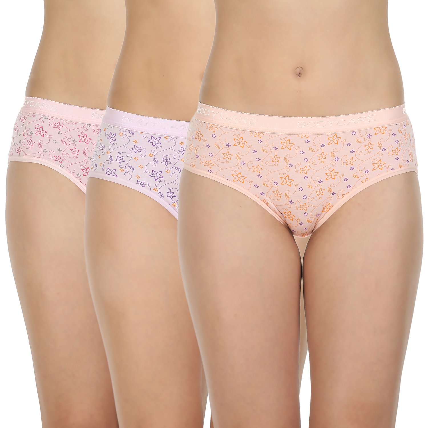 bodycare Women's Cotton Printed Brief -Pack of 3-picture-16