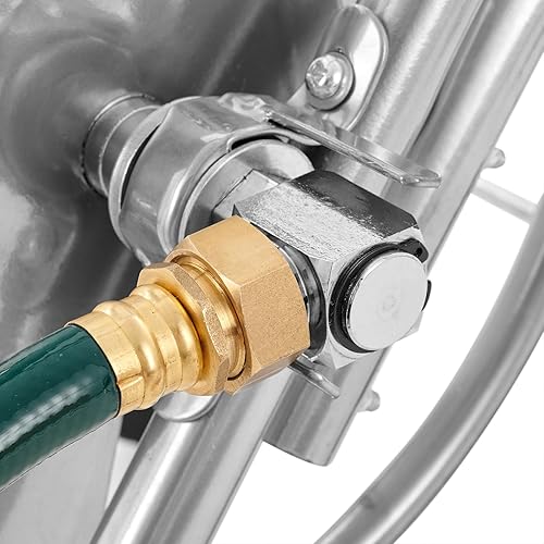 Miniatura 11 de VEVOR Carro de carrete de manguera, soporta hasta 175 pies de manguera de 58 pulgadas (manguera no incluida), carrito de manguera de agua de jardín,