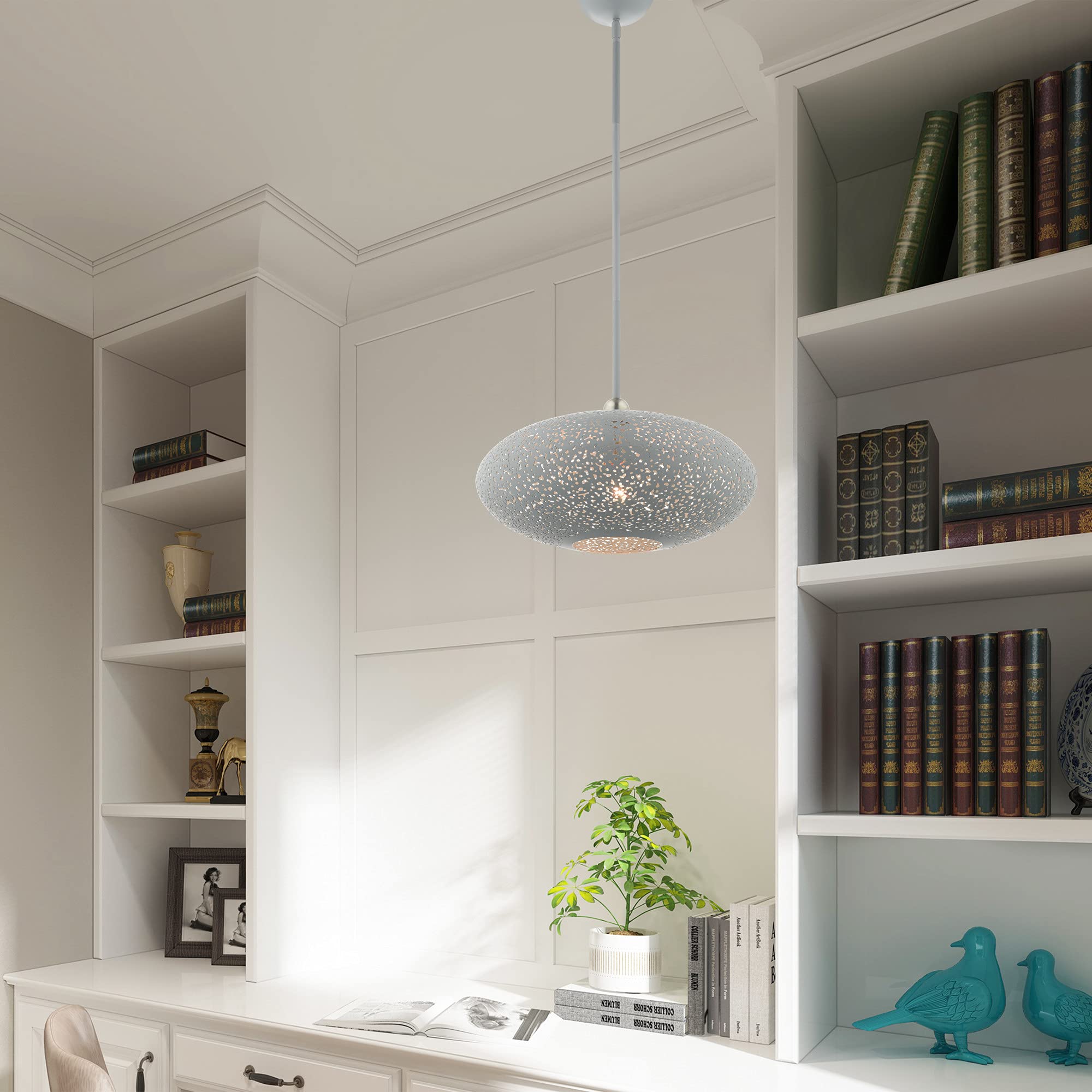 Livex Lighting 49184-07 3 Light Bronze Pendant - Amazon.com