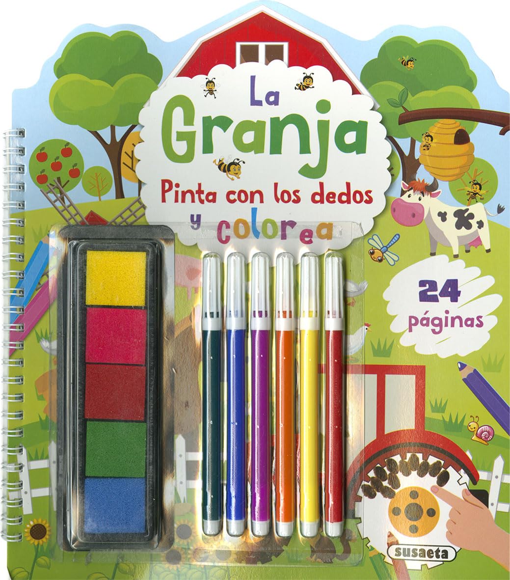 La granja (Pinta con los dedos)