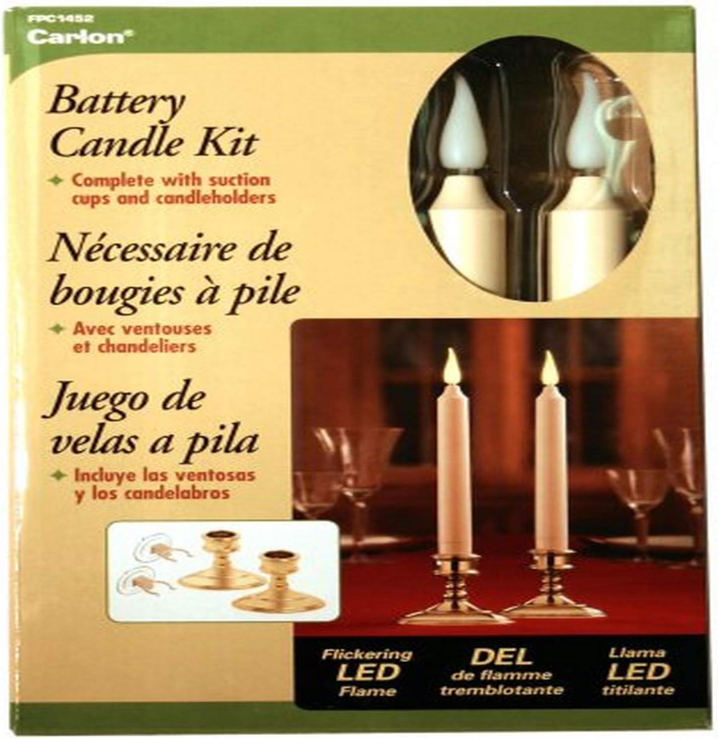 Xodus Innovations LLC LED Classic Christmas Window Candle