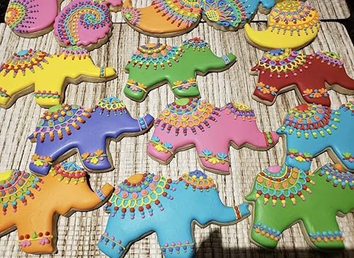 Miniatura 7 de Cortador de galletas elefante de 5.25 pulgadas, fabricado en Estados Unidos por Ann Clark