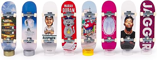 Miniatura 9 de Tech Deck, Competition Legends - Paquete de 8 diapasones con tarjetas coleccionables, Olympic Games Paris 2024, mini patinetas personalizables,