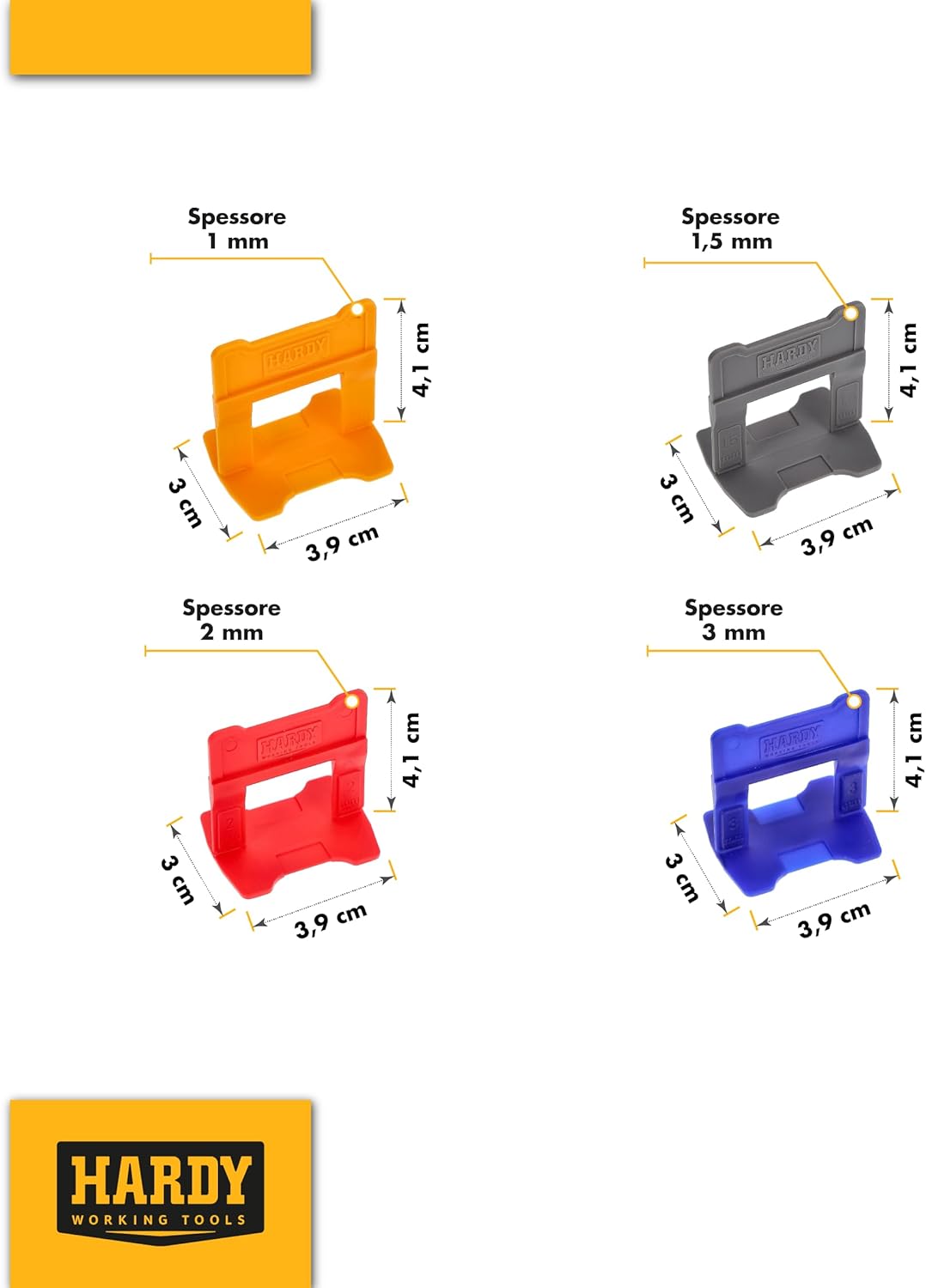 Grout Clips 1.5 mm Pack of 100