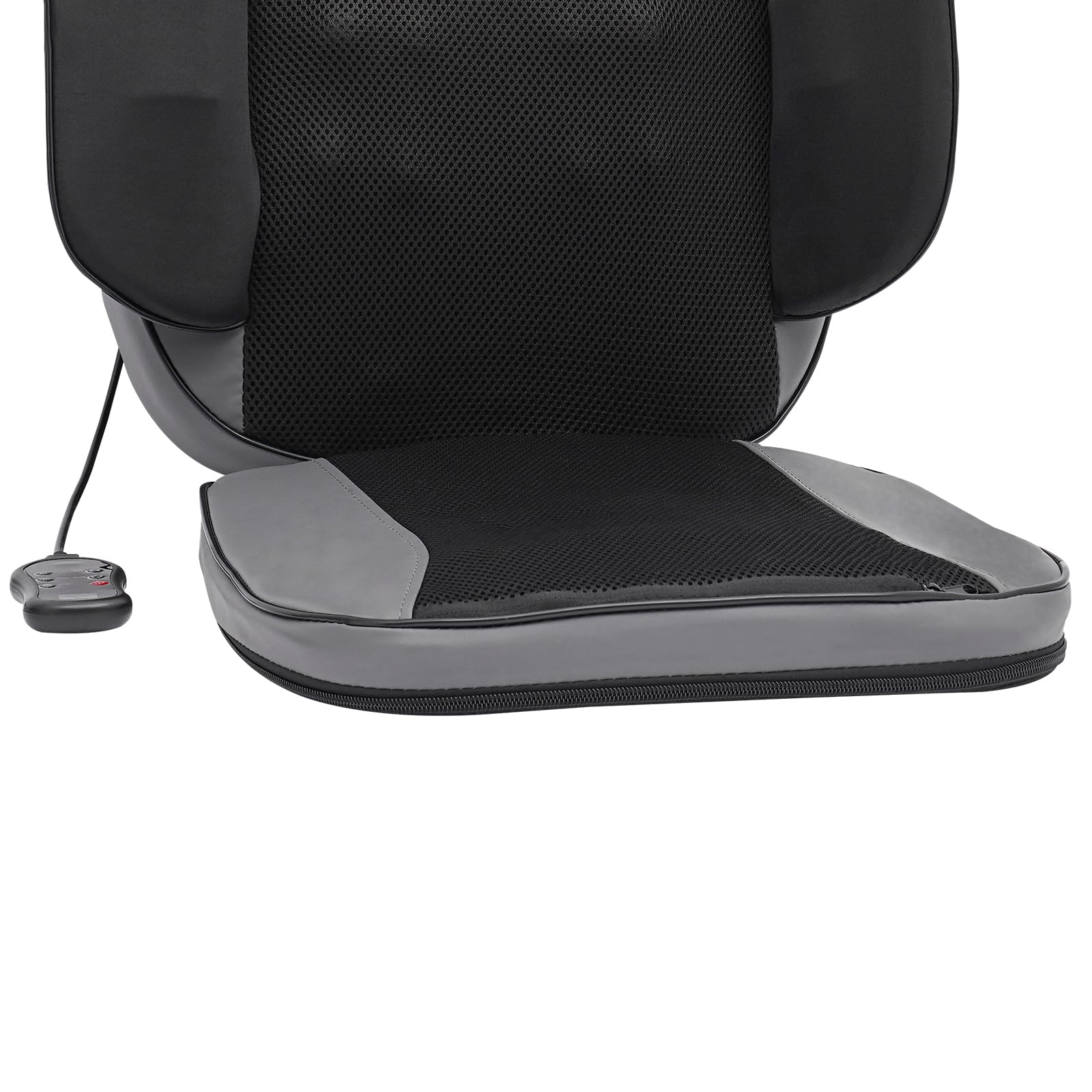 Massagesitzauflage Geräuscharm Massageauflage mit 3 Massage-Modi und Vibrationsfunktion, Multifunktional Massagematte mit Wärmefunktion für Hause und Büro
