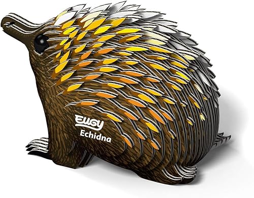 Miniatura 2 de Eugy Echidna - Rompecabezas 3D, 26 piezas, ecológico, juguetes educativos para niños, niñas y niños a partir de 6 años
