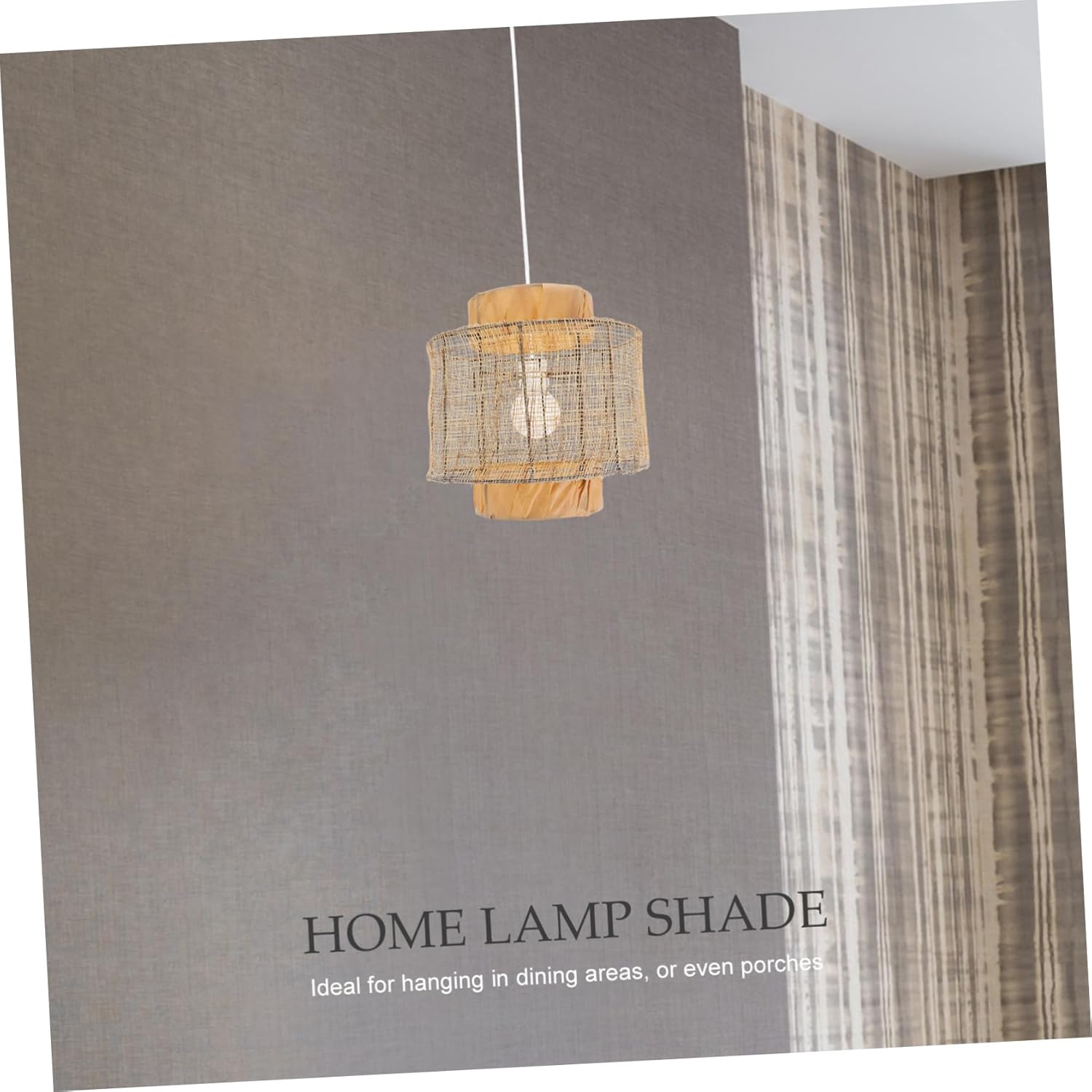 MAGICLULU Practical Woven Lamp Shade for Home Restaurant Decor Small Design Provides Bright Illumination for Modern Lighting Needs