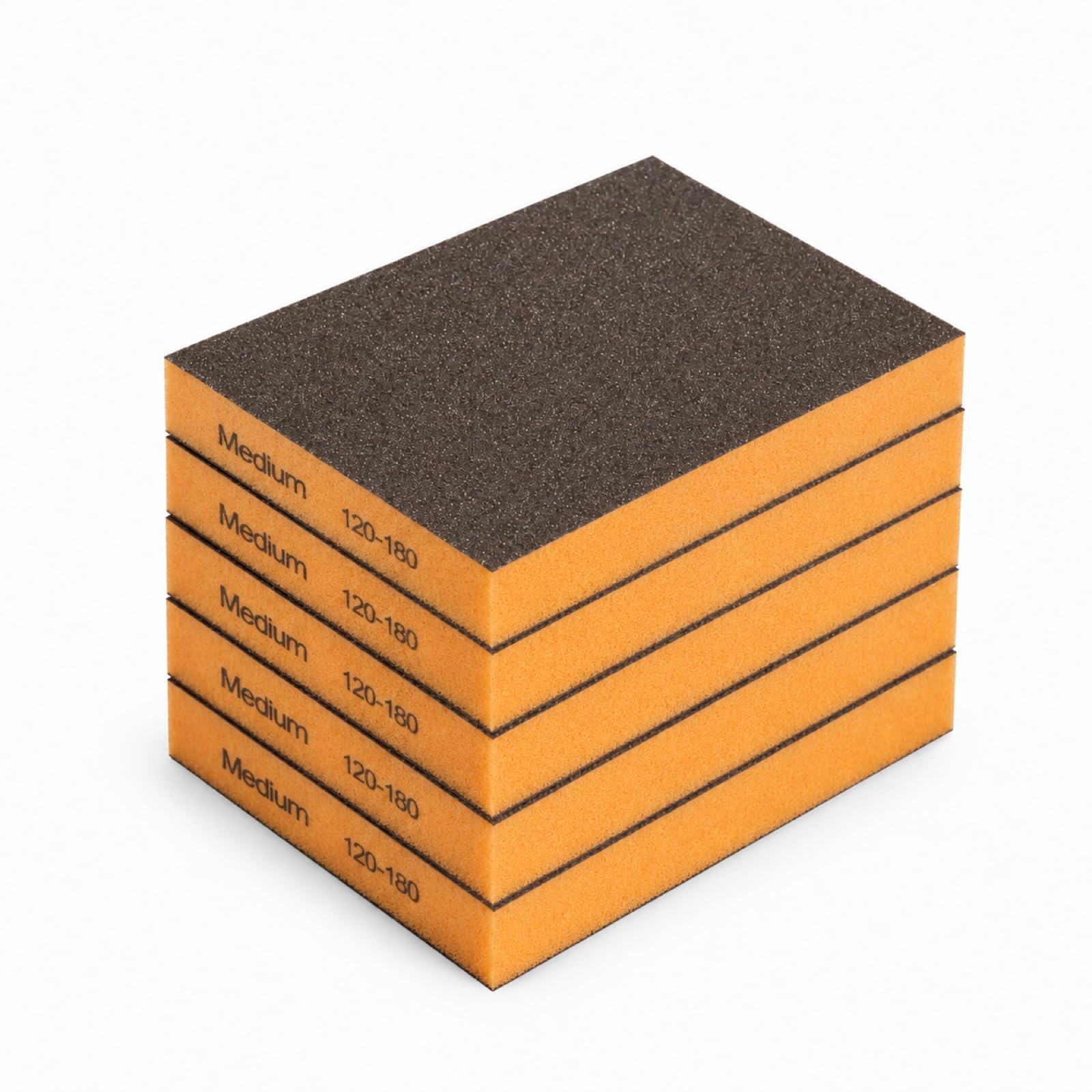 FASTPLUS Sanding Sponge 120/180 Grit Flexible Sanding Block Wet Dry