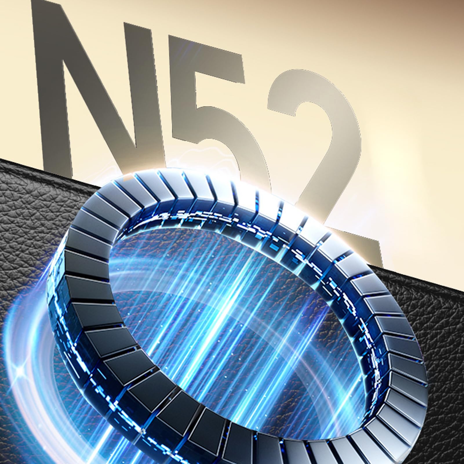 Custodia Magnetica Per Samsung Galaxy Z Fold 8, Pelle, Cerniera, Slim | Pelle fiore minimalista con protezione cerniera. Antishock, antimpronta, carica wireless(Black)