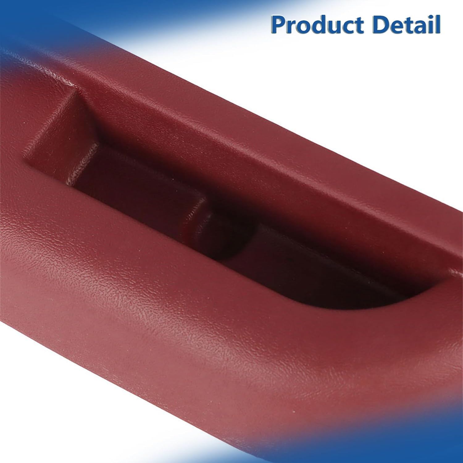 Silscvtt Front Left Driver Side Interior Trim Door Armrest Replacement for Chevy C/K Series 1990-1993 Replacement for Blazer Yukon Suburban 1992-1993 Truck Replacement for 15691217 Red