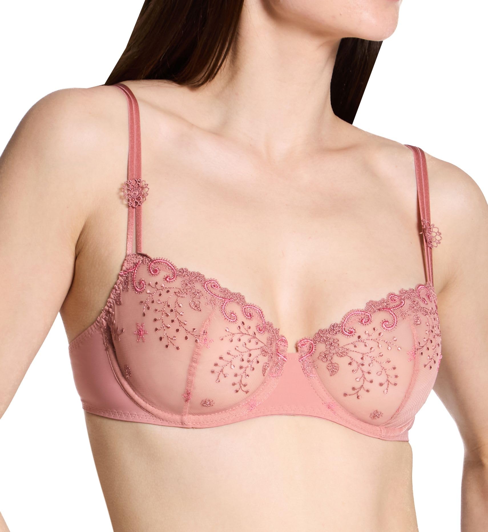 Simone Perele Women's Delice Demi Cup, Smokey Pink, 32B : Amazon