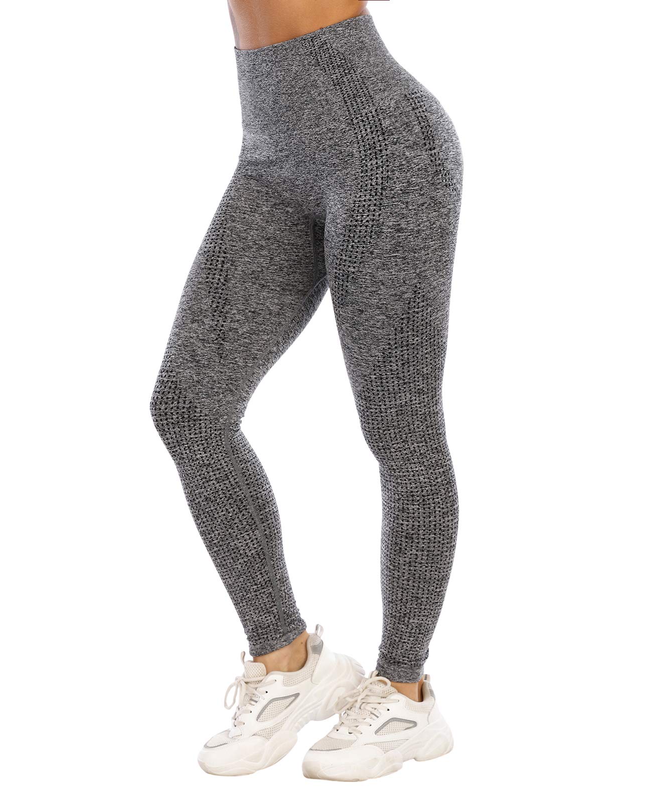 SALSPOR Workout Leggings for Women, Butt Lifting Gym Scrunch Butt Seamless Leggings