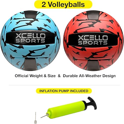 Miniatura 2 de Paquete múltiple de voleibol de varios colores con bomba (relámpago rojoazul)