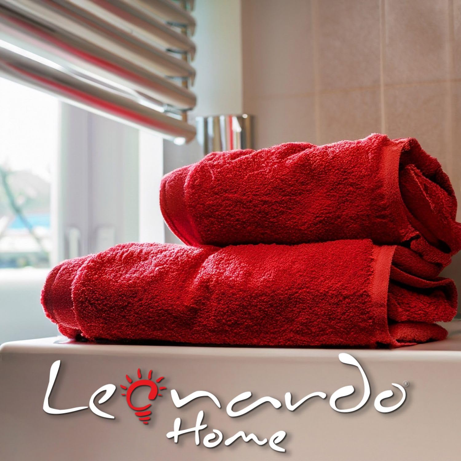 Set Asciugamani Leonardo Home 1+1 | 50x100 Cm + 40x60 Cm, 450 Gsm, OEKO-TEX, Super Assorbenti E Morbidi - Foto 5