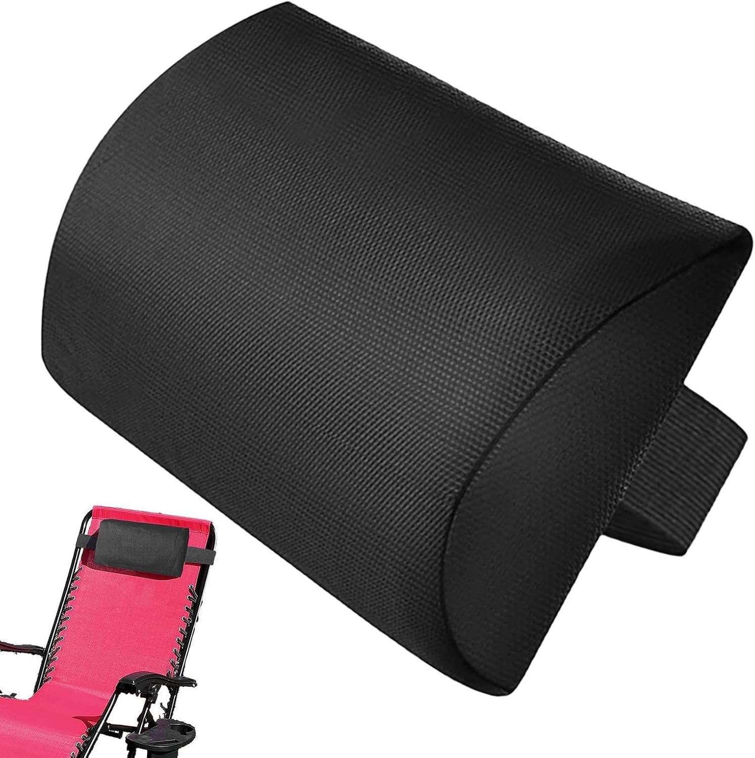 Lounge Chair Pillow, Soft Recliner Pillow Cushion Headrest With Elastic