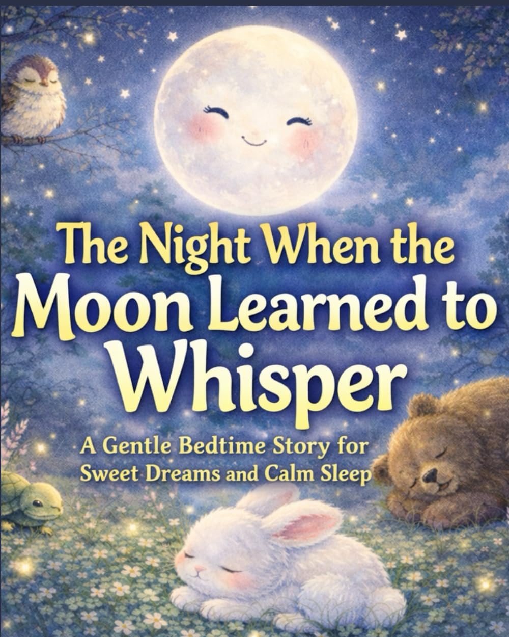 Kids Book on Sleep: The Night When the Moon Learned to Whisper: A Gentle Bedtime Story for Sweet Dreams and Calm Sleep