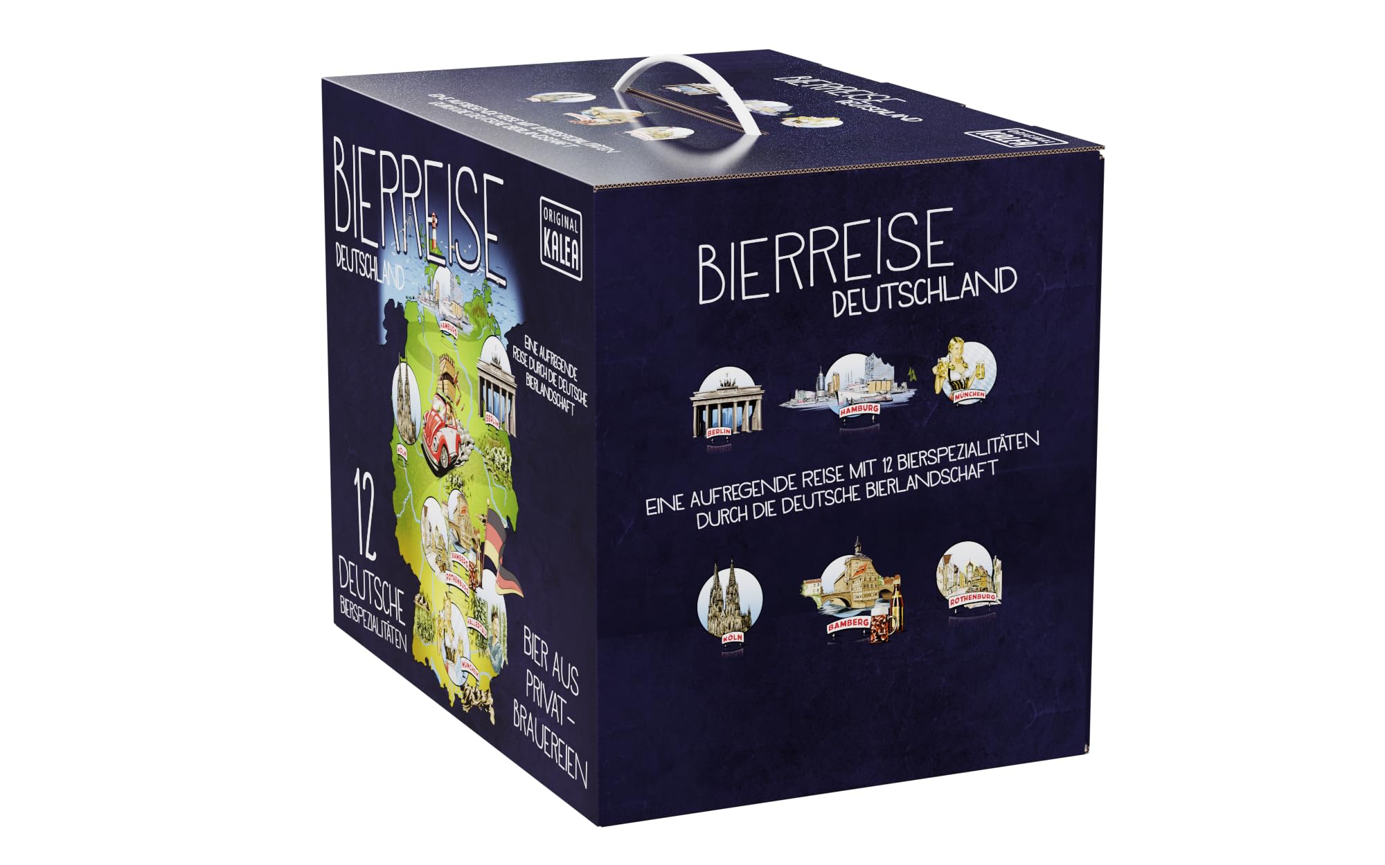 Kalea | Probierset | 12 x 0,33l unterschiedliche Biere | Bierverkostung | Biergeschenk für alle Bierliebhaber (Probierset im Schmuckkarton, Probierset im Schmuckkarton)