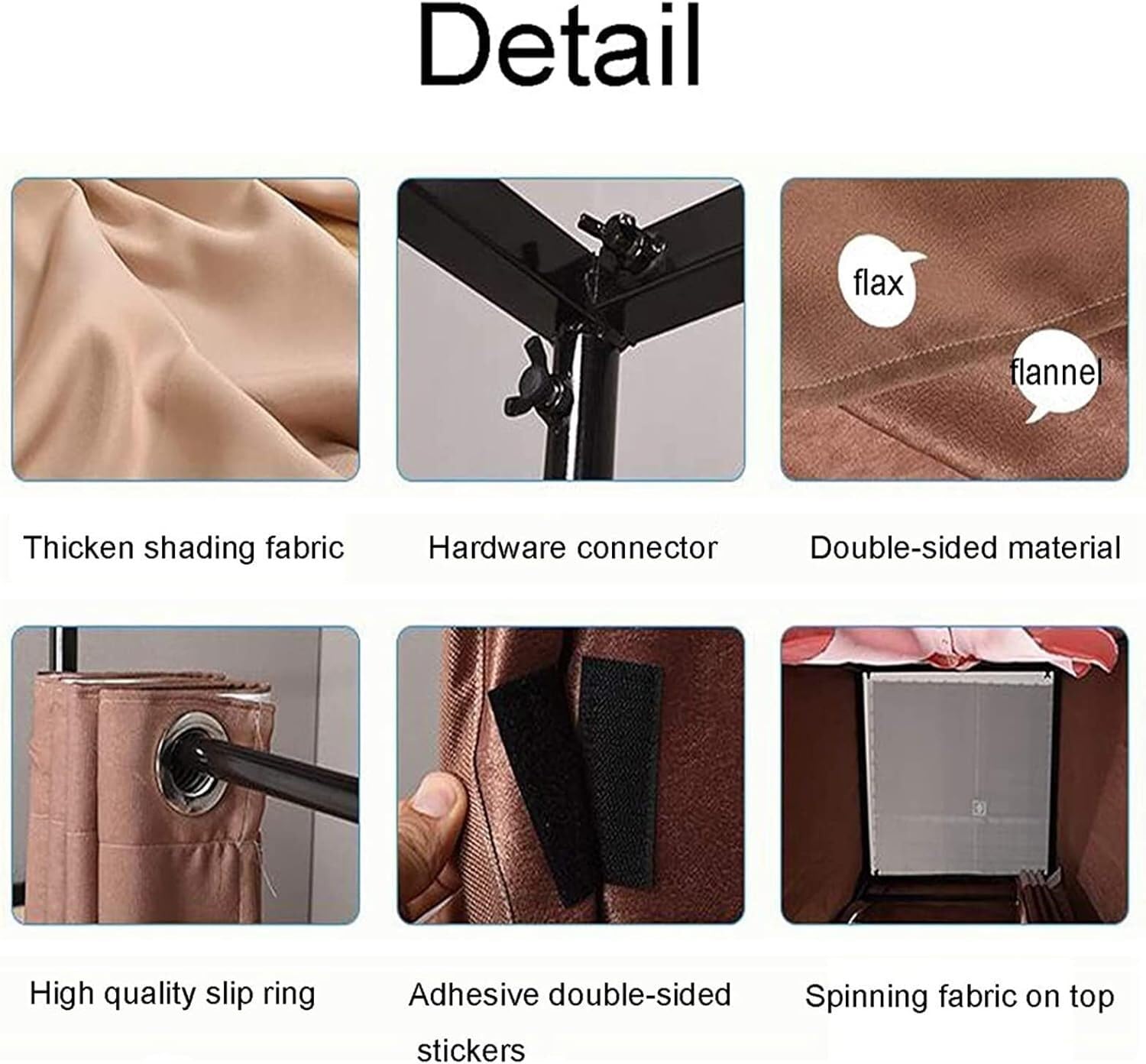 Cabine d'essayage avec Kit de Rideaux, cloison de confidentialité en Velours de Chanvre, Rangement sur Rail Mobile for Centre Commercial et Bureau(100 * 80 * 200cm)