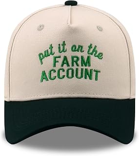 Funny Embroidered Trucker Hat, Vintage Two-Tone Cotton Baseball Cap for Men Women, Adjustable Dad Hat Gift Idea