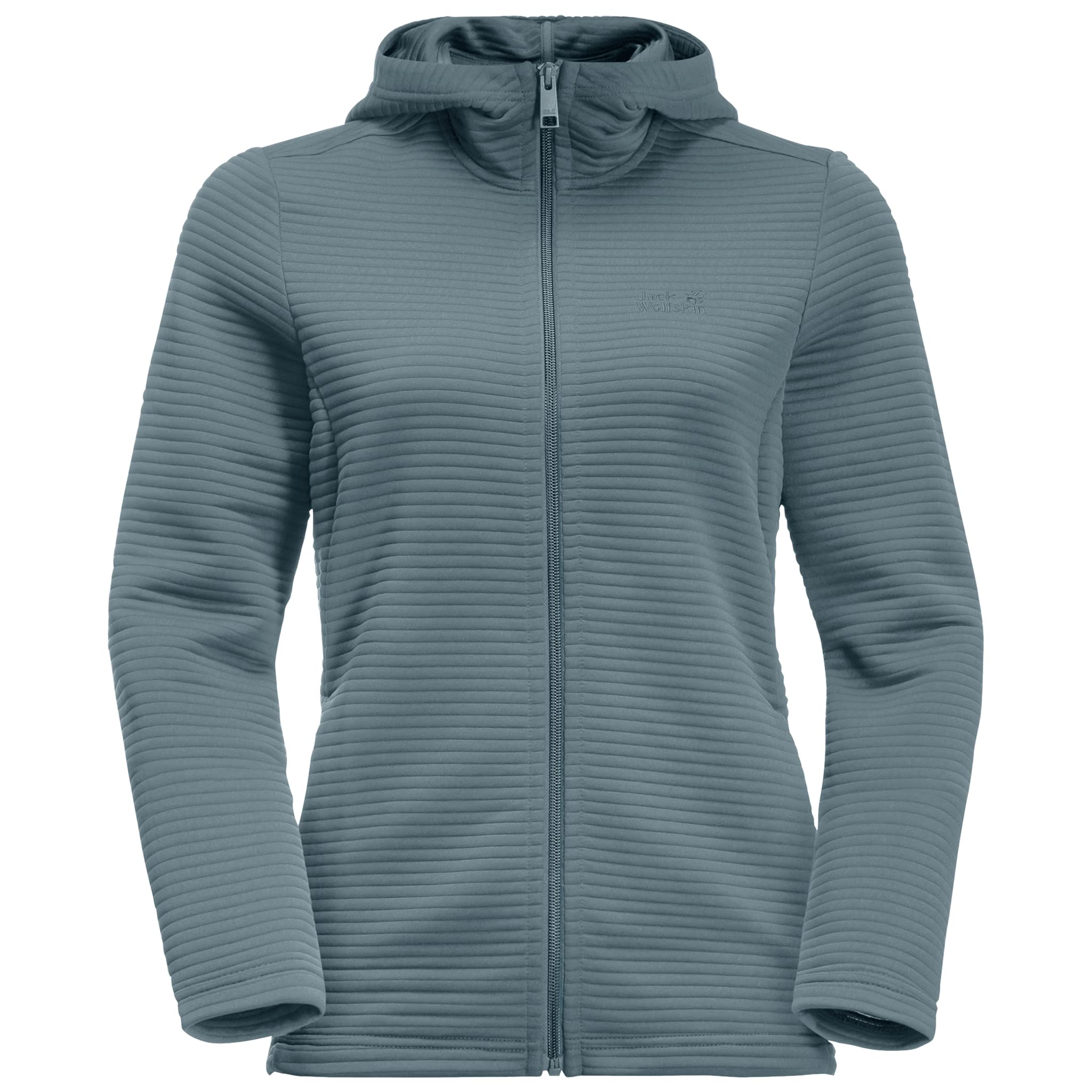 Jack Wolfskin Standard Modesto Hooded JKT Women, Teal Grey, M