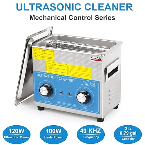 Miniatura 2 de Kendal Grado comercial 220 vatios 3 litros limpiador ultrasónico HB-23MHT