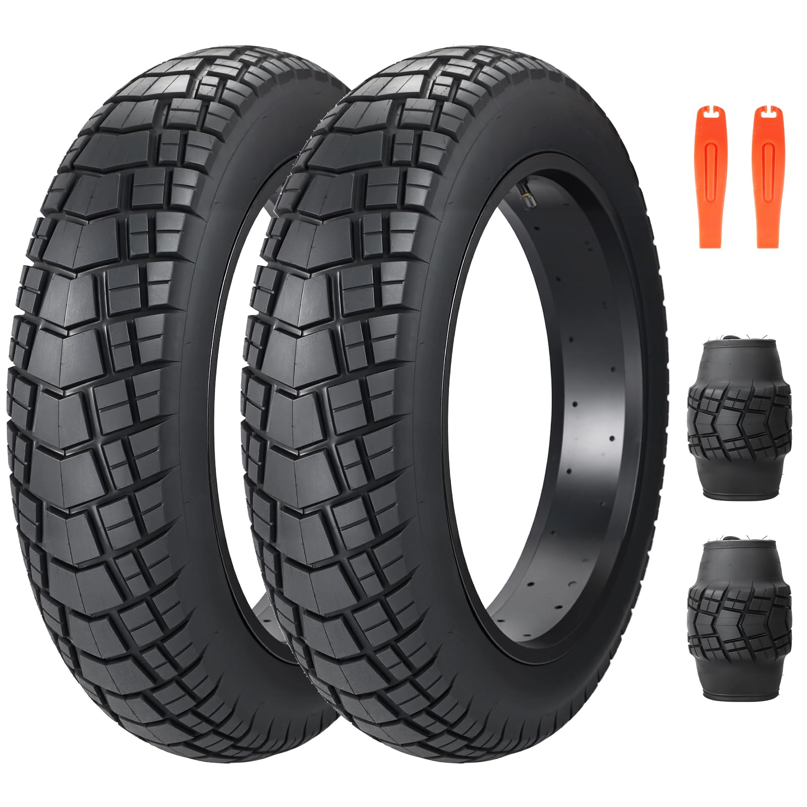 WEEROCK Fatbike - Pneumatico per bicicletta elettrica da 16/20/26 x 4,0 pollici, ad alte prestazioni, pieghevole, ricambio per tutti i tipi di terreno