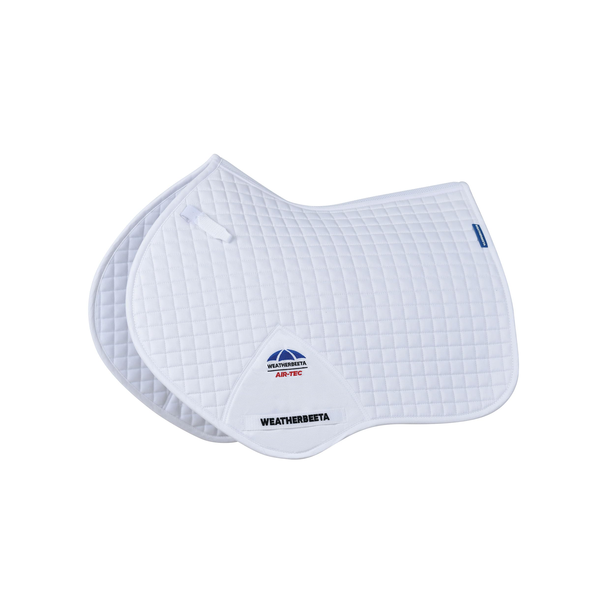 WeatherBeeta Prime Air-Tec Jump Shaped Saddle Pad, White, Large — image 1