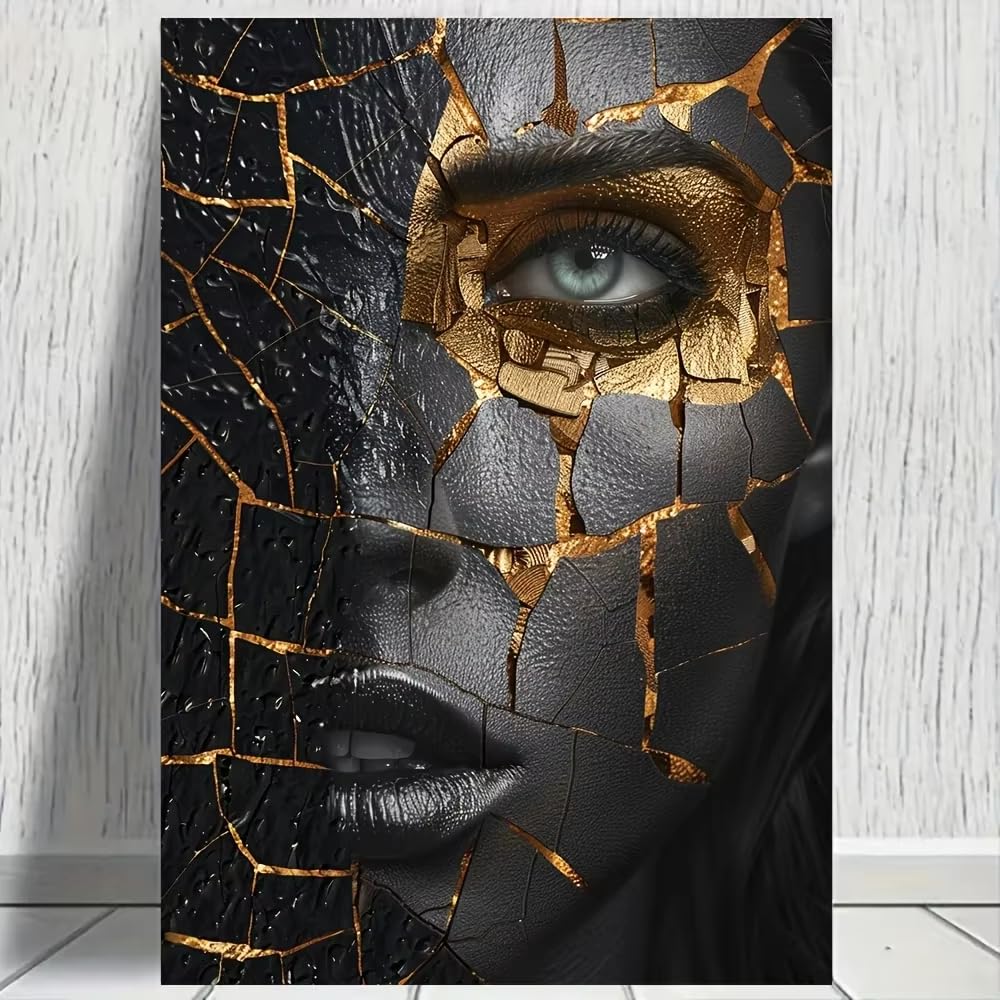 awtrhfc Modern Woman Art Canvas Painting for Living Room Modern Canvas Poster for Living Room Home Decor(30x40cm(12x16in)/No frame)