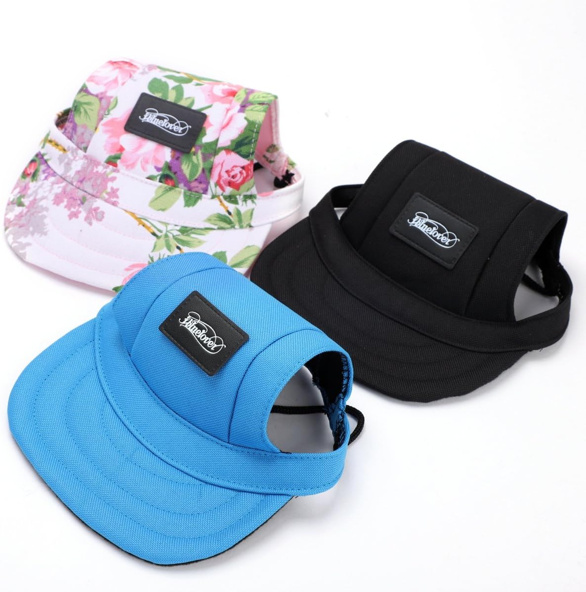 Pet Hats Summer Baseball Caps Dog Cat Visor Sports Hat cap Outdoors Sunbonnet Puppy Cat Hat Elastic Neck Strap Oxford Cap For Small Medium Dog Fat Sun Protect - Image 5