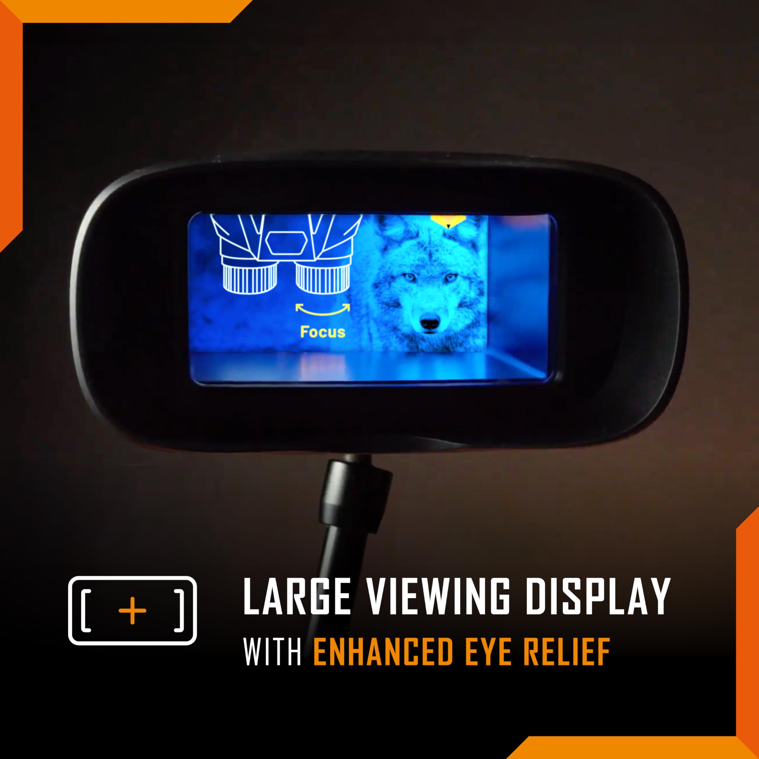 Nightfox Ember Nachtsichtgerät - 4x Vergrößerung, 250m Reichweite, 4K Video