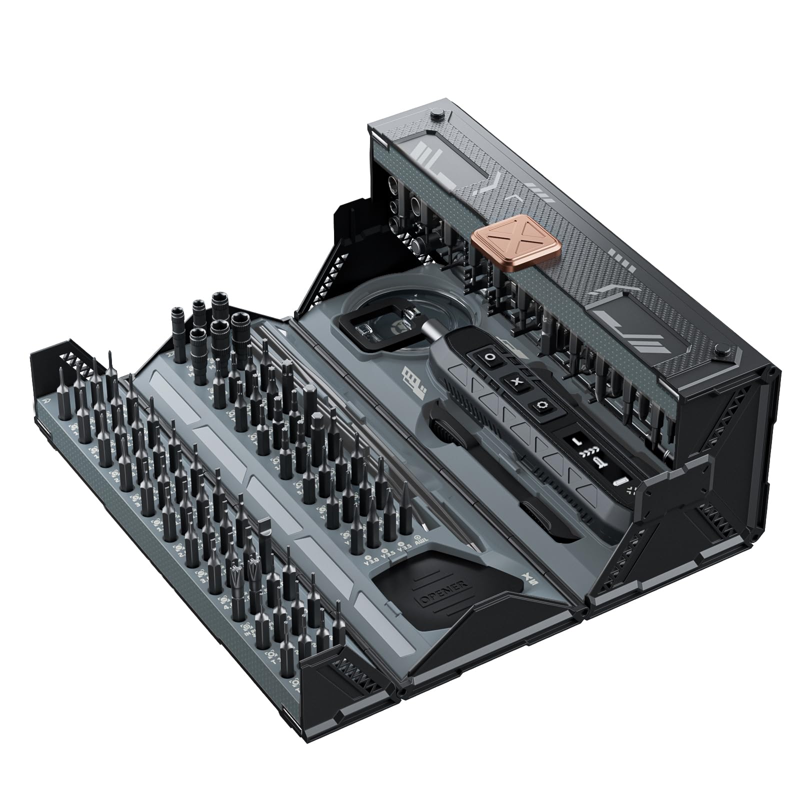  JAKEMY Smart 3 Torque Cordless Screwdriver Kit for Computer, Laptop, iPhone, PS5, Xbox, Watch, Jewelry, Eyeglasses
| Co