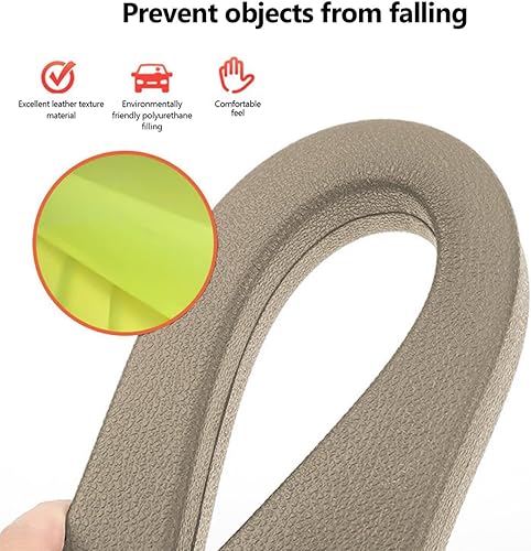 Miniatura 4 de KAYNO Relleno de espacio para asiento de automóvil, 2 organizadores de relleno de espacio para asiento, consolas y organizadores automotrices,