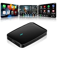 Adattatore CarPlay Wireless, AI Box Android Auto per YouTube/Netflix，4+32GB