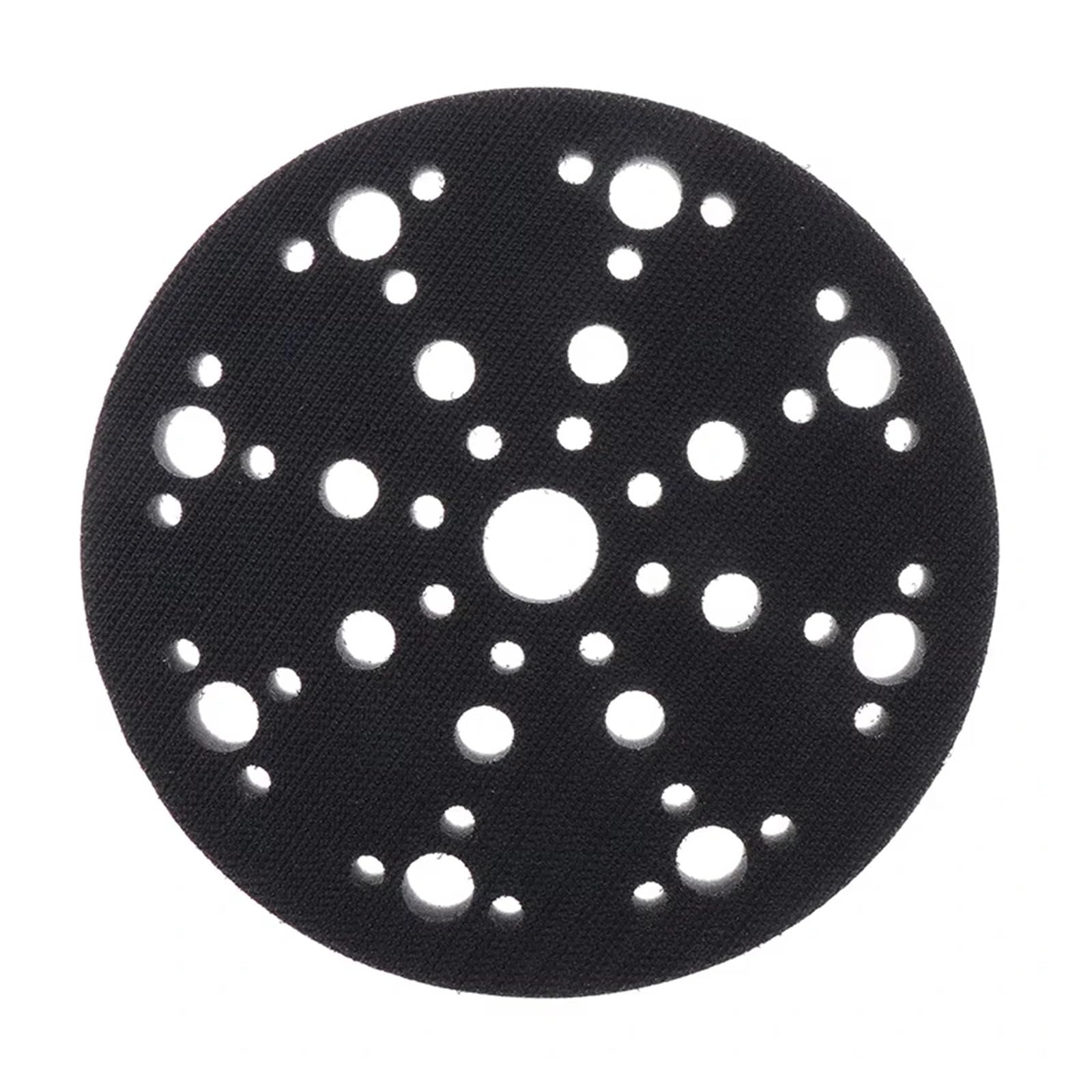 Almohadilla de interfaz esponja suave 6 pulgadas, 150mm, 49 agujeros for almohadillas lijado, discos bucle gancho, amortiguador respaldo lijadora, 5 uds