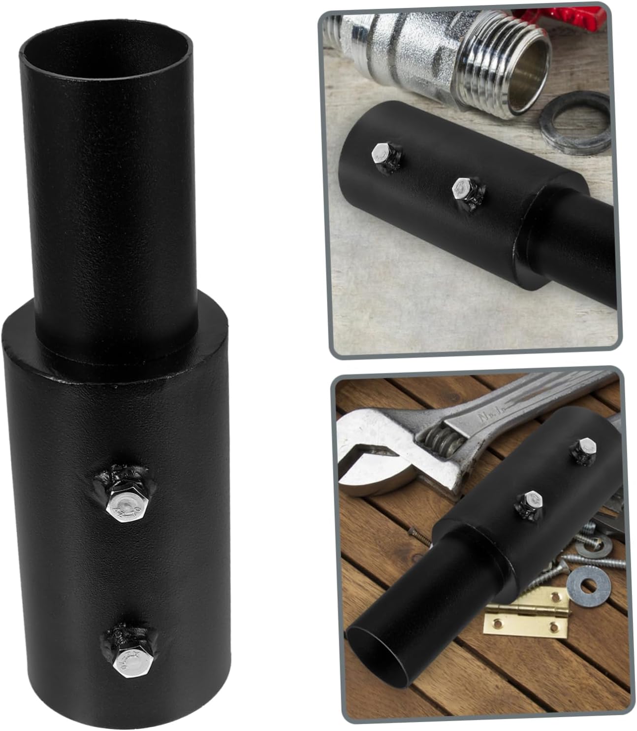 Light Pole Converter Adapter to Tenon Slip Fitter for Secure Street Light Installation Durable Weather Resistant for Urban Outdoor Lighting