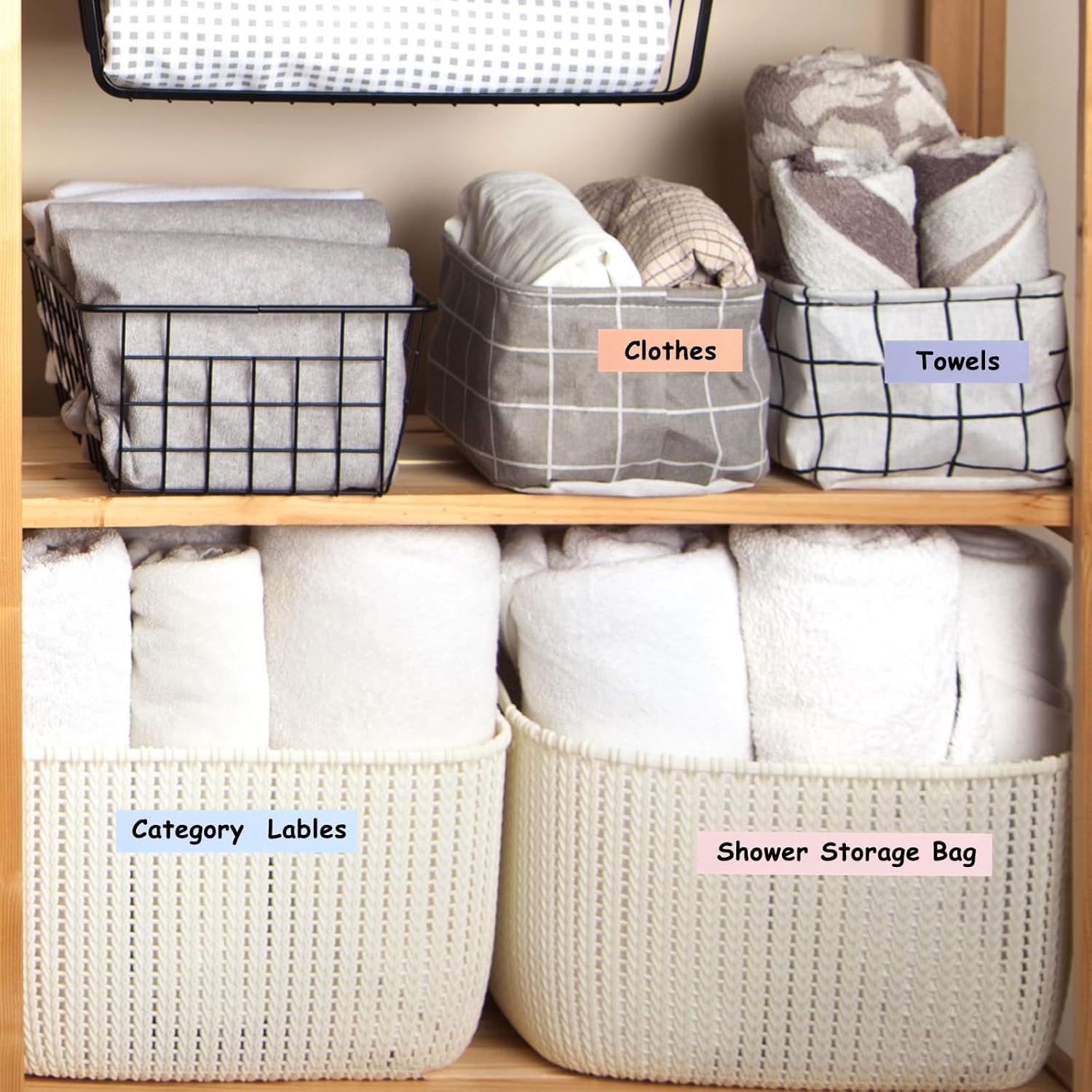 Fulmoon 12 Rolls Continuous Labels D30 Label Maker Tape 15 mm x 4 M/ 0.59'' x 13.12 ft Labeling Stickers Thermal Paper Self Adhesive Label Tape Compatible with D30 Maker(Multicolor) - Image 5