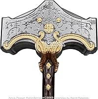 Vista 8 de 19 "espuma GoW Mjolnir Thor Hammer Aesir nórdico dios videojuego fantasía Cosplay Prop