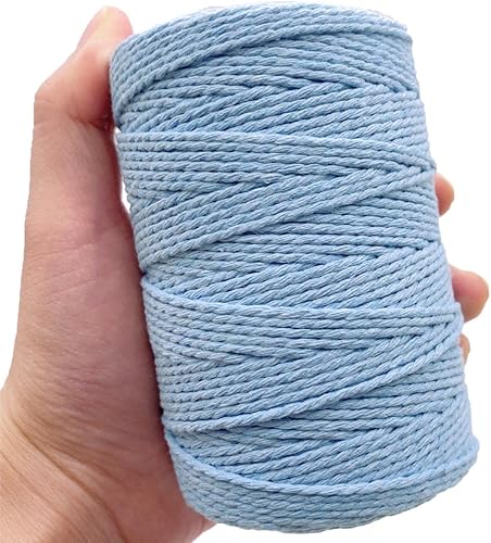 Miniatura 4 de Cuerda de cordel, 500 pies de algodón para carniceros, cuerda de cocina para manualidades, asar, envolver regalos, decoración de bricolaje,