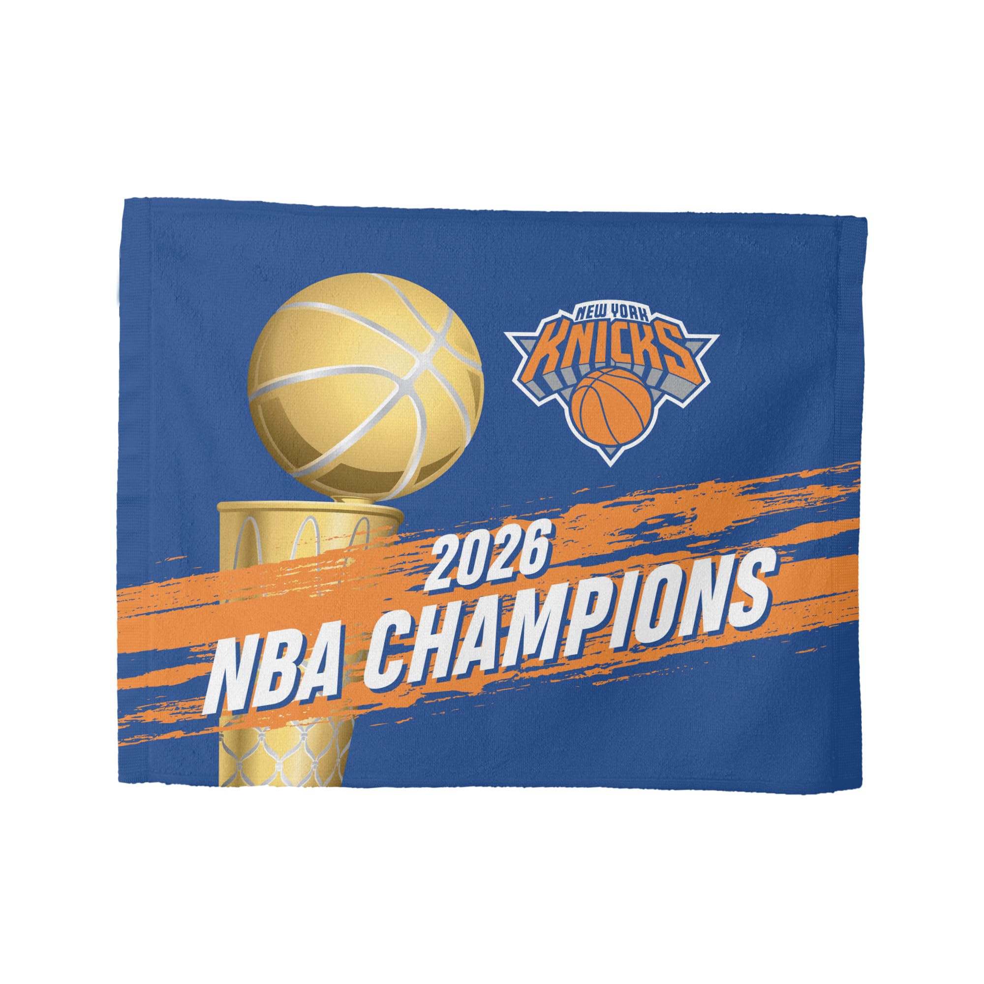 Northwest 2026 Champs Trophy New York Knicks 2026 Nba Champions Trophy Rally Towel, Lightweight Fan Gear, Wave Ready Stadium Sideline Accessory, 15 X 18 Inch