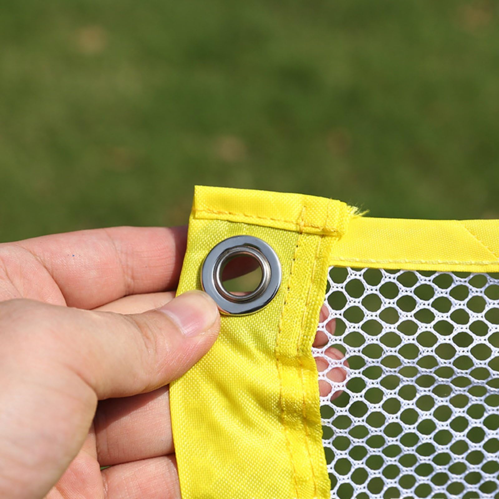 Rete Bersaglio Porta Calcio Rete Allenamento Calcio Pannello Obiettivo per Migliorare Controllo Struttura a Maglia Esagonale Robusta Ganci Elastici