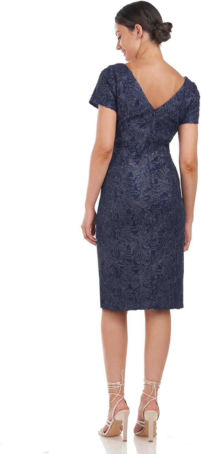 JS Collections Women's Scarlet Knee Length Dress - Image 2